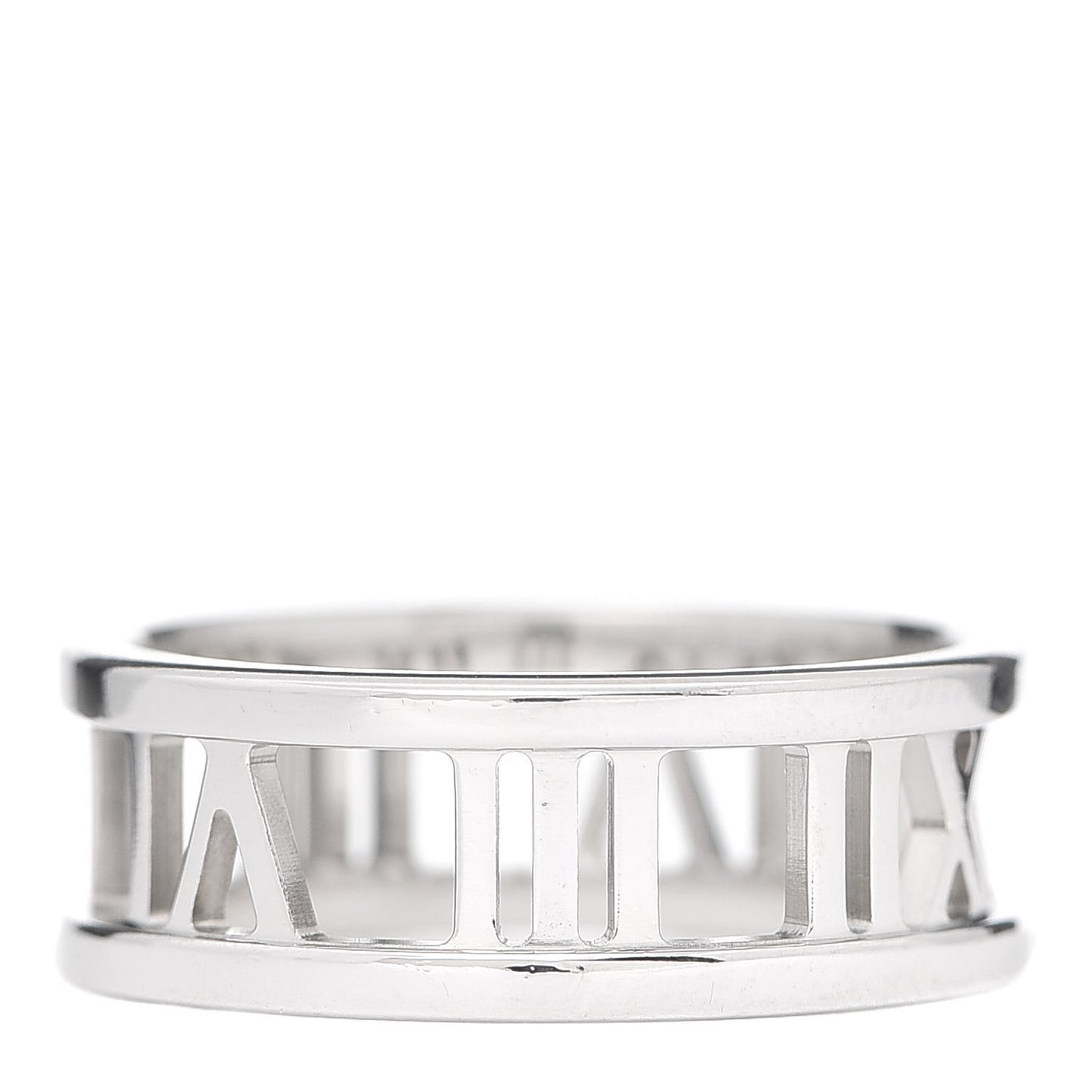 18K White Gold Atlas Open Ring 52 6