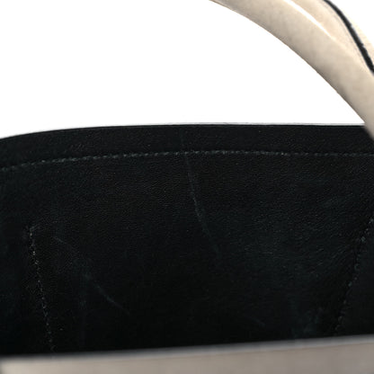 Prada Scamosciato Suede Medium Double Bag Tote Acciaio 10 of 13