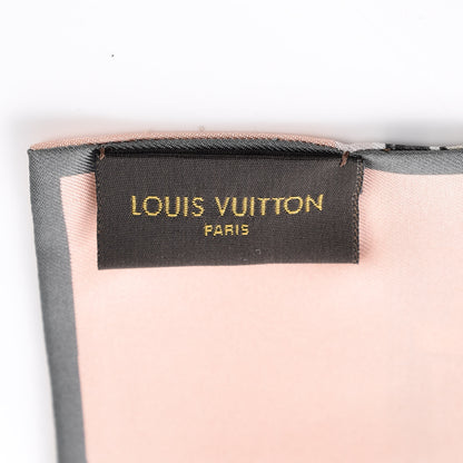 Louis Vuitton Silk Monogram Trunks Bandeau Rose Poudre 3 of 4