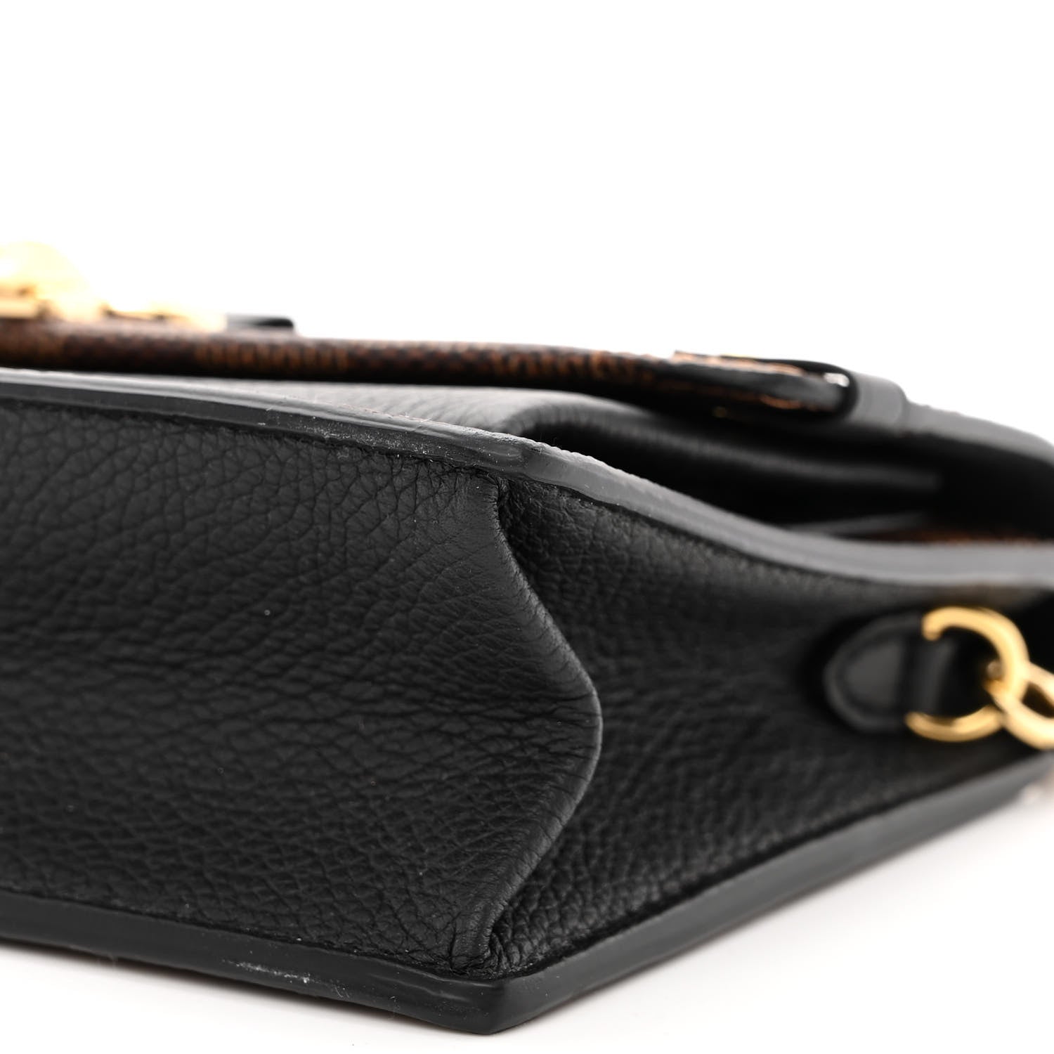 Louis Vuitton Damier Ebene Vavin Chain Wallet Black 9 of 9