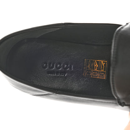 Gucci Lambskin Womens Brixton Horsebit Loafers 37 Black 7 of 12