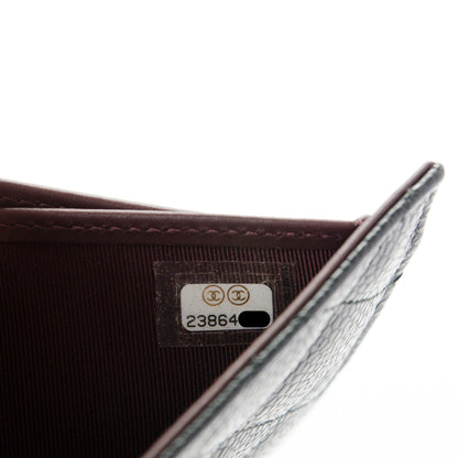 Chanel Caviar Quilted Compact Flap Wallet Black 8 of 8