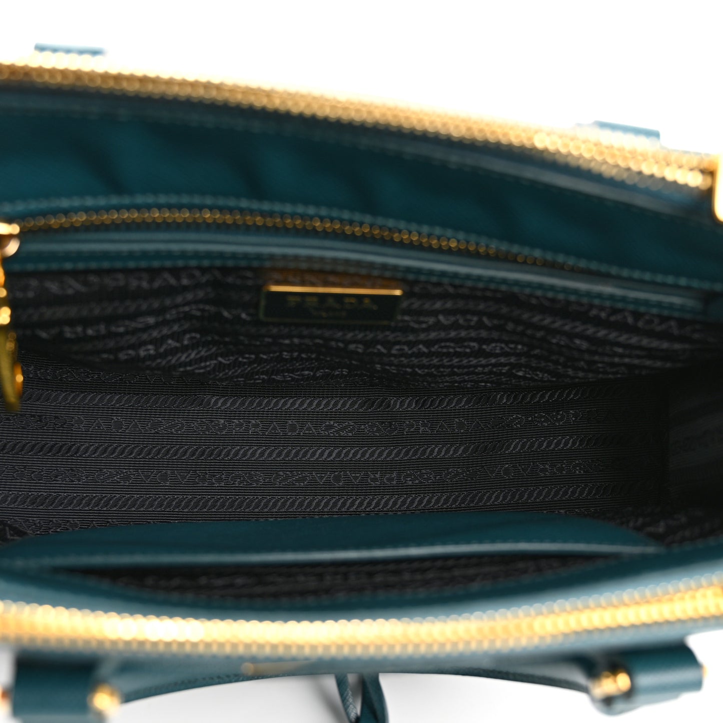 Saffiano Lux Mini Galleria Double Zip Tote Ottanio