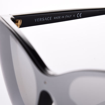 Versace Mirrored Cat Eye Sunglasses 4266 Black 6 of 9