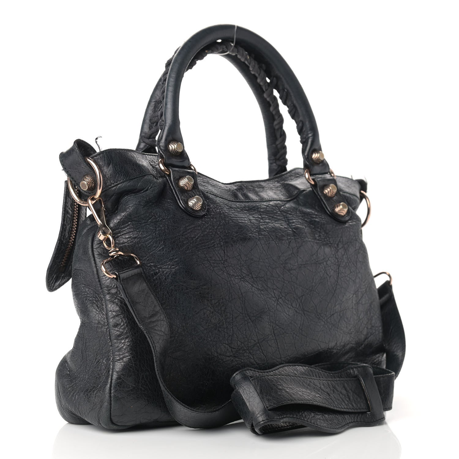 Balenciaga Agneau Giant 12 Rose Gold Hardware Town Black 3 of 16