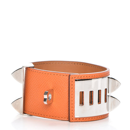 Hermes Epsom Collier de Chien CDC Bracelet S Orange 4 of 8