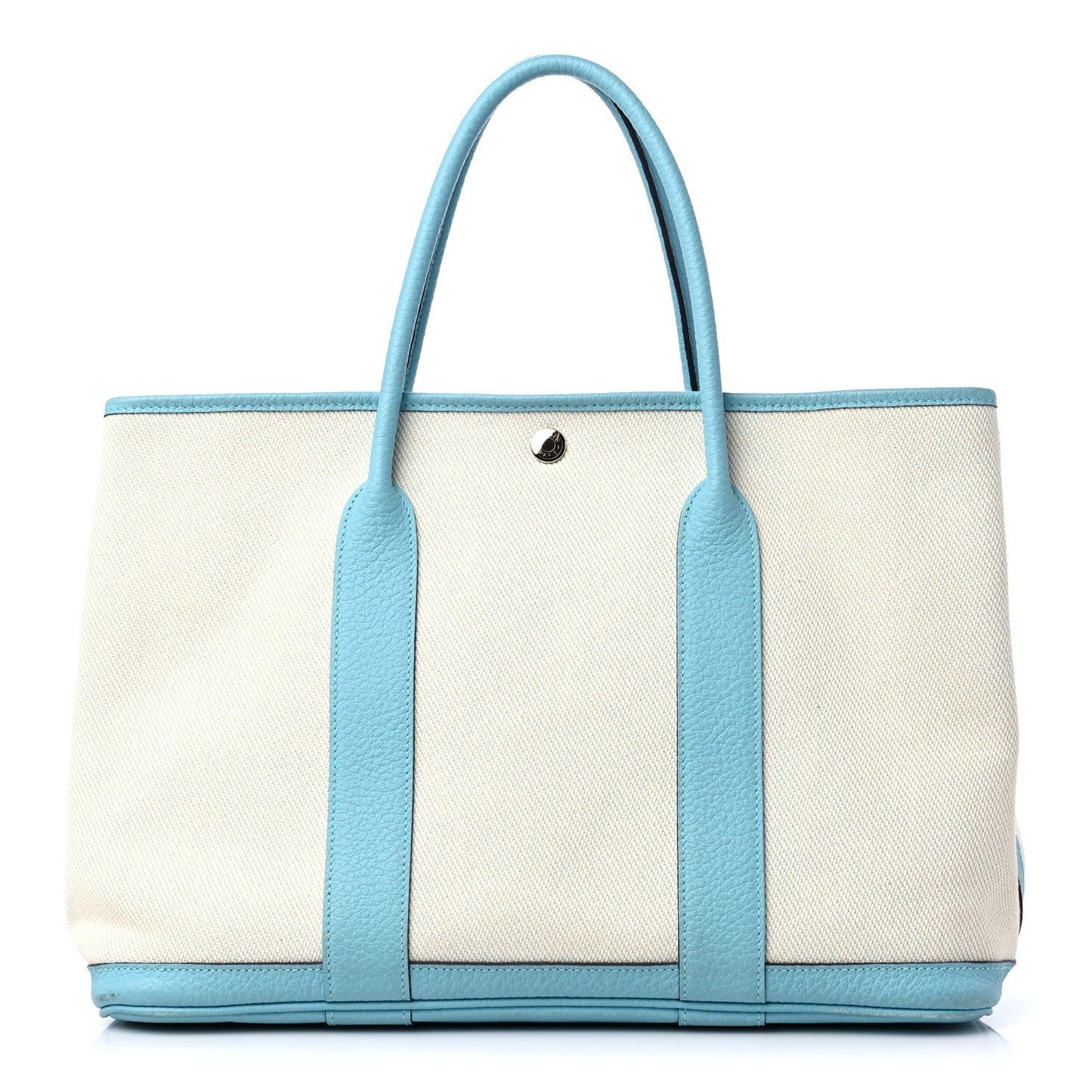 Twill H Vache Country Garden Party 36 MM Ecru Bleu Atoll