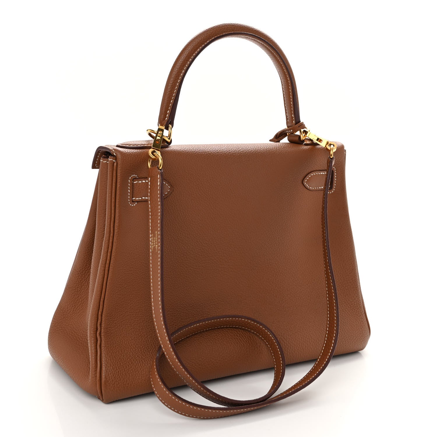 Hermes Togo Kelly Retourne 28 Gold 3 of 12