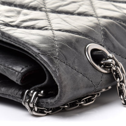Chanel Aged Calfskin Quilted 50th Anniversary 2.55 Reissue 227 Flap Grey 13 of 16