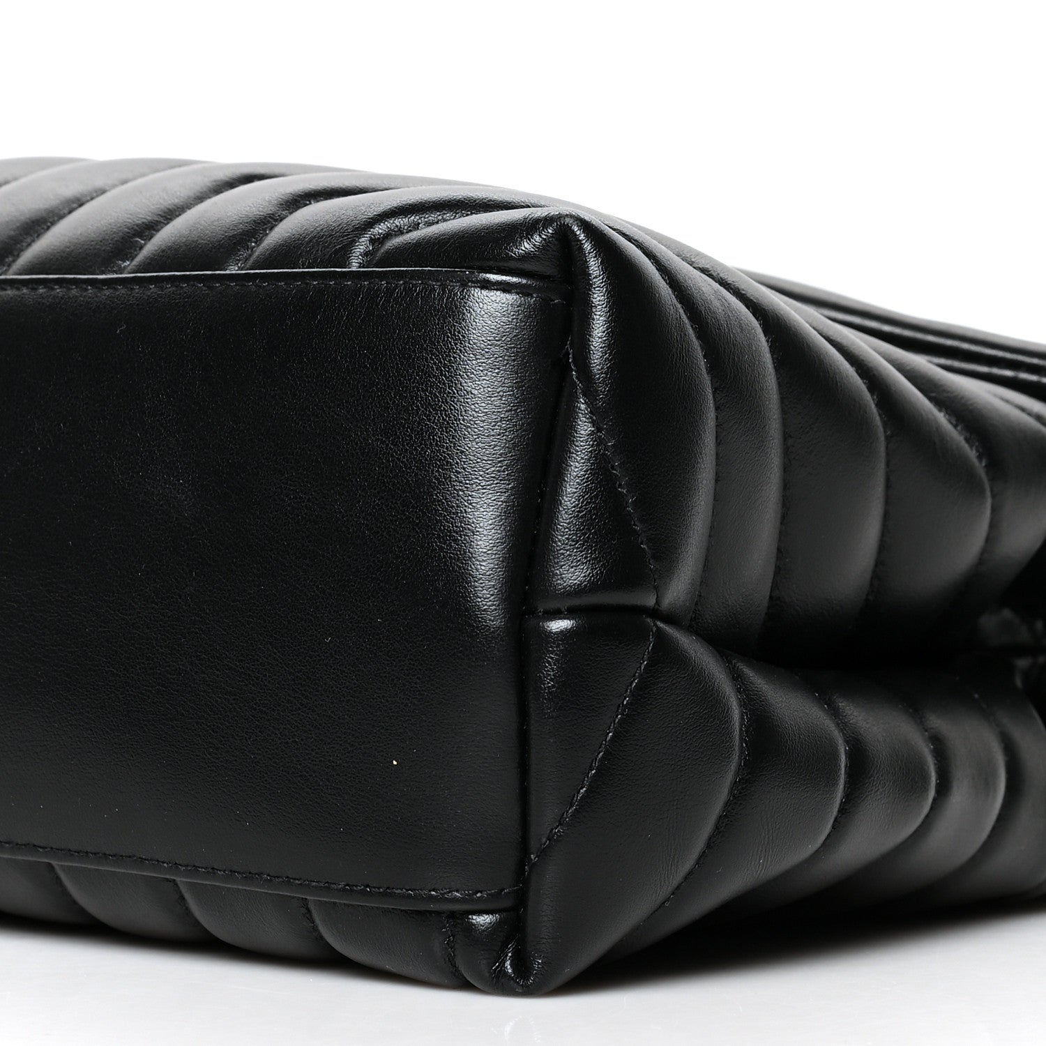 Saint Laurent Calfskin Y Quilted Monogram Medium Loulou Chain Satchel Black 11 of 11