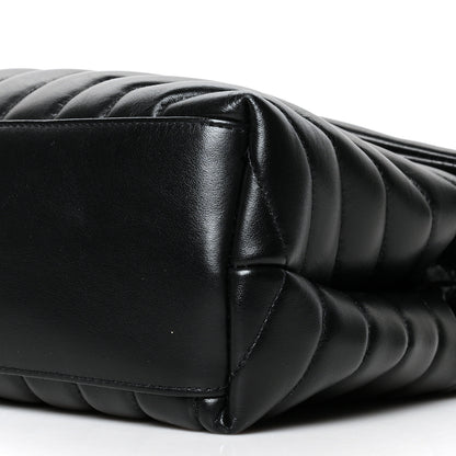Saint Laurent Calfskin Y Quilted Monogram Medium Loulou Chain Satchel Black 11 of 11