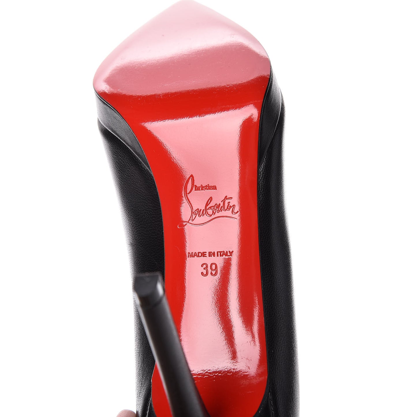 Shiny Nappa Pigalle Plato 100 Pumps 39 Black