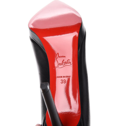 Christian Louboutin Shiny Nappa Pigalle Plato 100 Pumps 39 Black 7 of 10