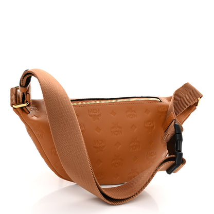 MCM Calfskin Ottomar Monogram Fursten Belt Bag Cognac 3 of 10