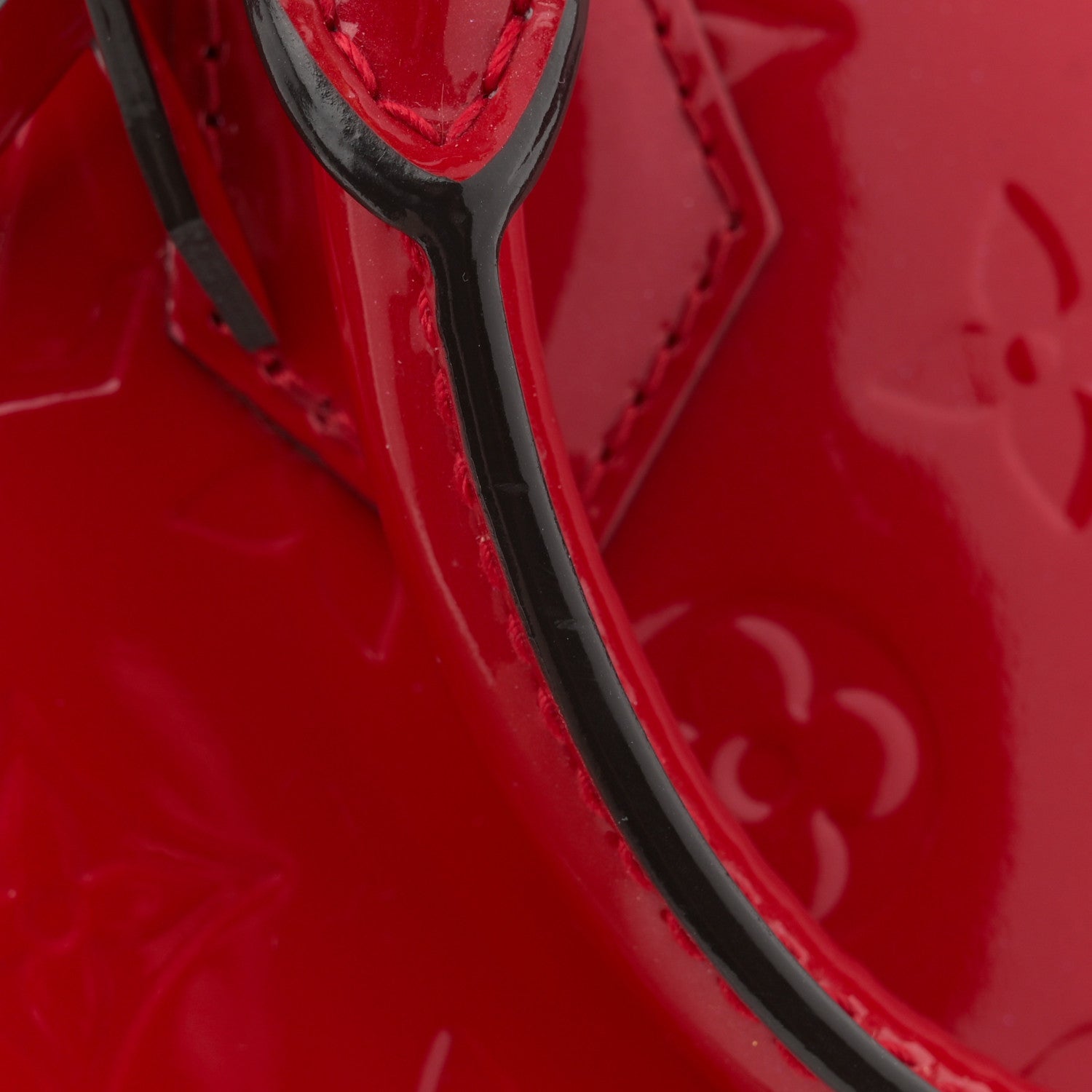 Louis Vuitton Vernis Alma BB Cherry 13 of 13