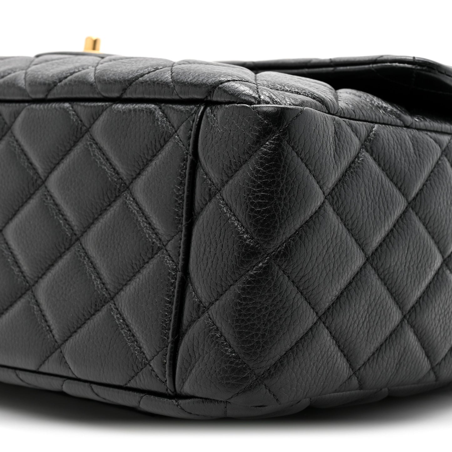Caviar Quilted XXL Travel Flap Bag Black