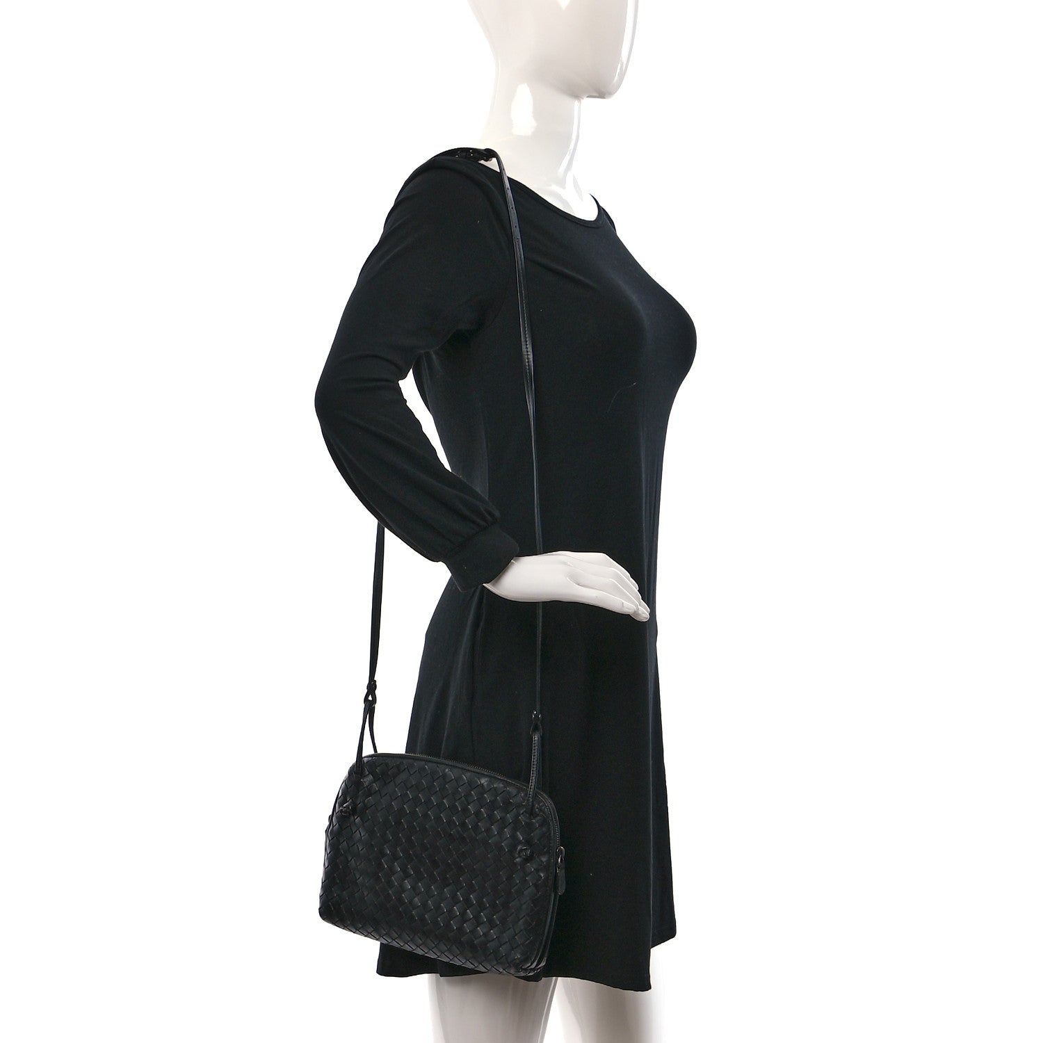 Bottega Veneta Nappa Intrecciato Nodini Bag Black 2 of 15