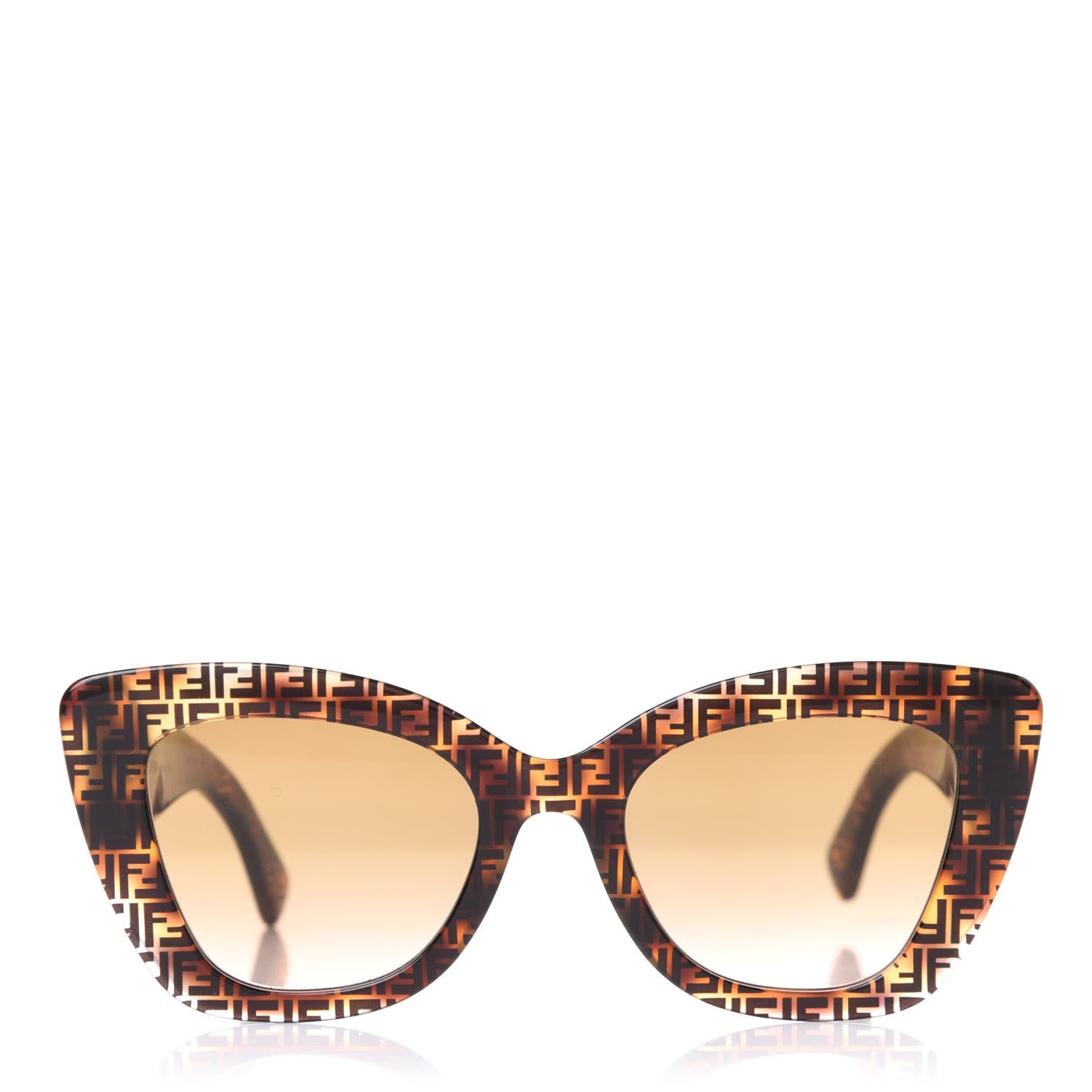 Fendi Acetate F is Fendi FF Cat Eye Sunglasses FF 0360/S Havana 2 of 7
