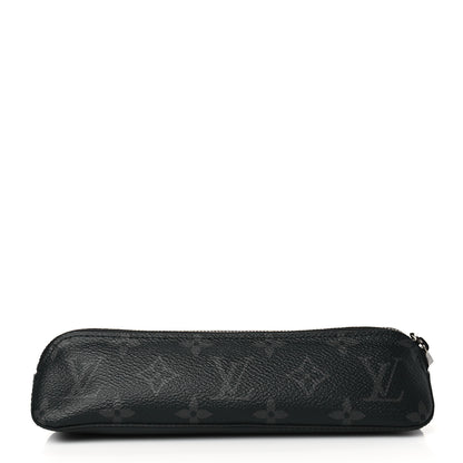Louis Vuitton Monogram Eclipse Elizabeth Pencil Pouch Black 1 of 10