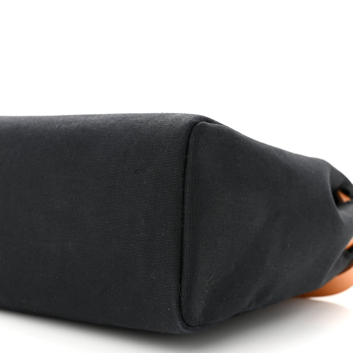 Toile Vache Calfskin Herbag 30 PM Black Natural