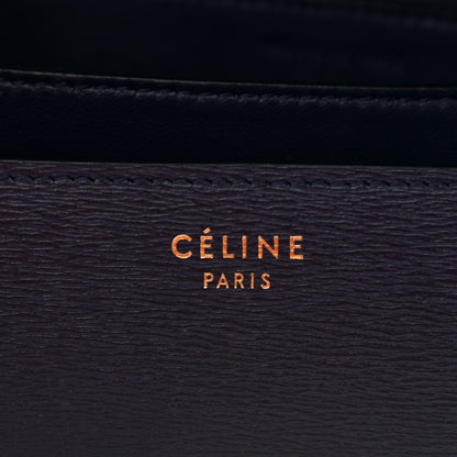 Celine Liege Calfskin Medium Classic Box Flap Bag Dark Blue 6 of 13