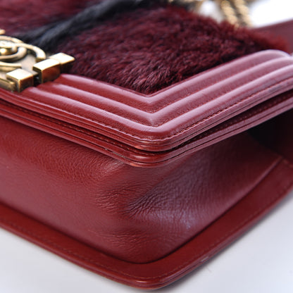 Chanel Goat Hair Small Boy Flap Red 10 of 20