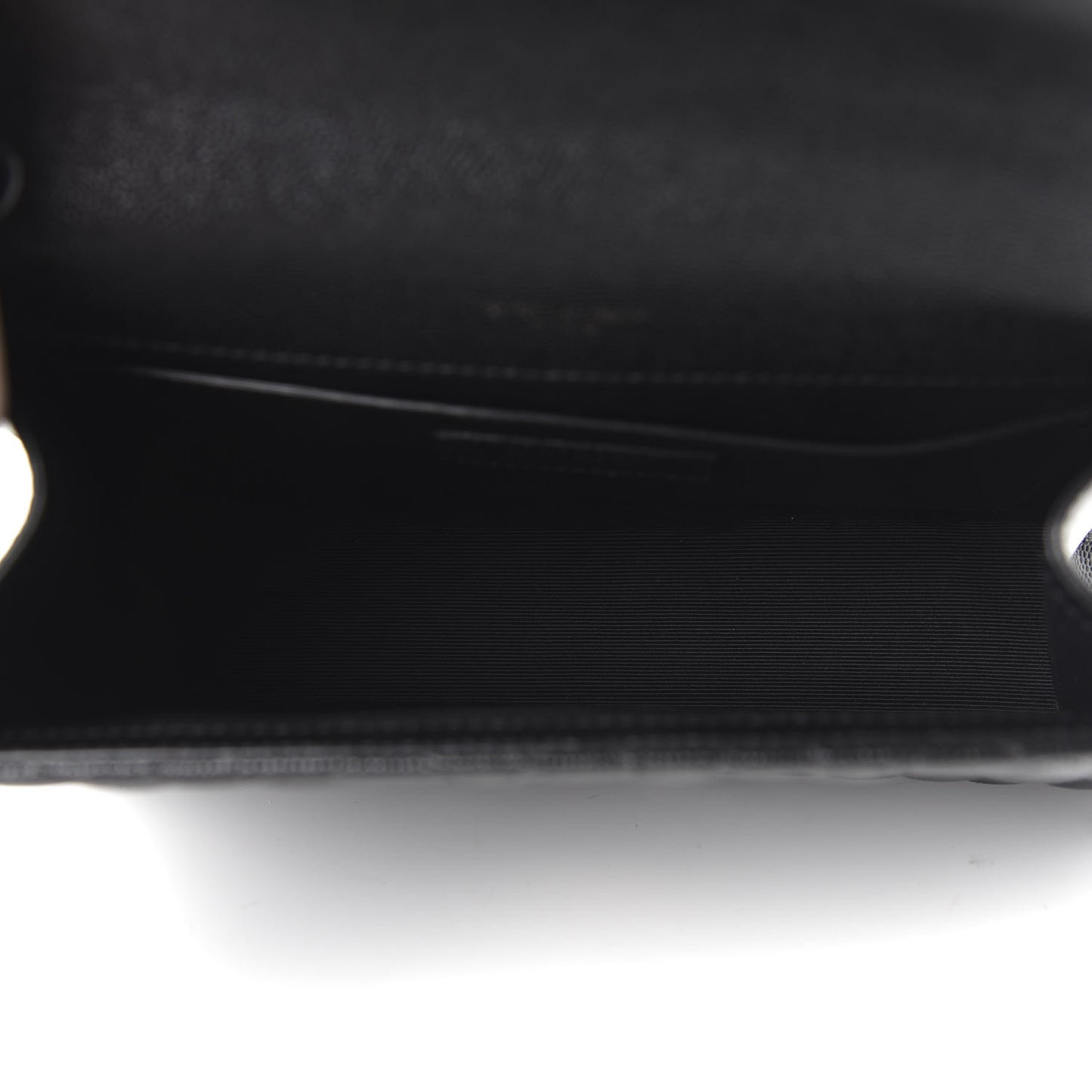 Grain De Poudre Textured Mixed Matelasse Triquilt Medium Monogram Satchel Black