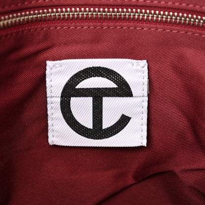 Telfar Vegan Leather Medium Shopping Bag Oxblood 6 of 10