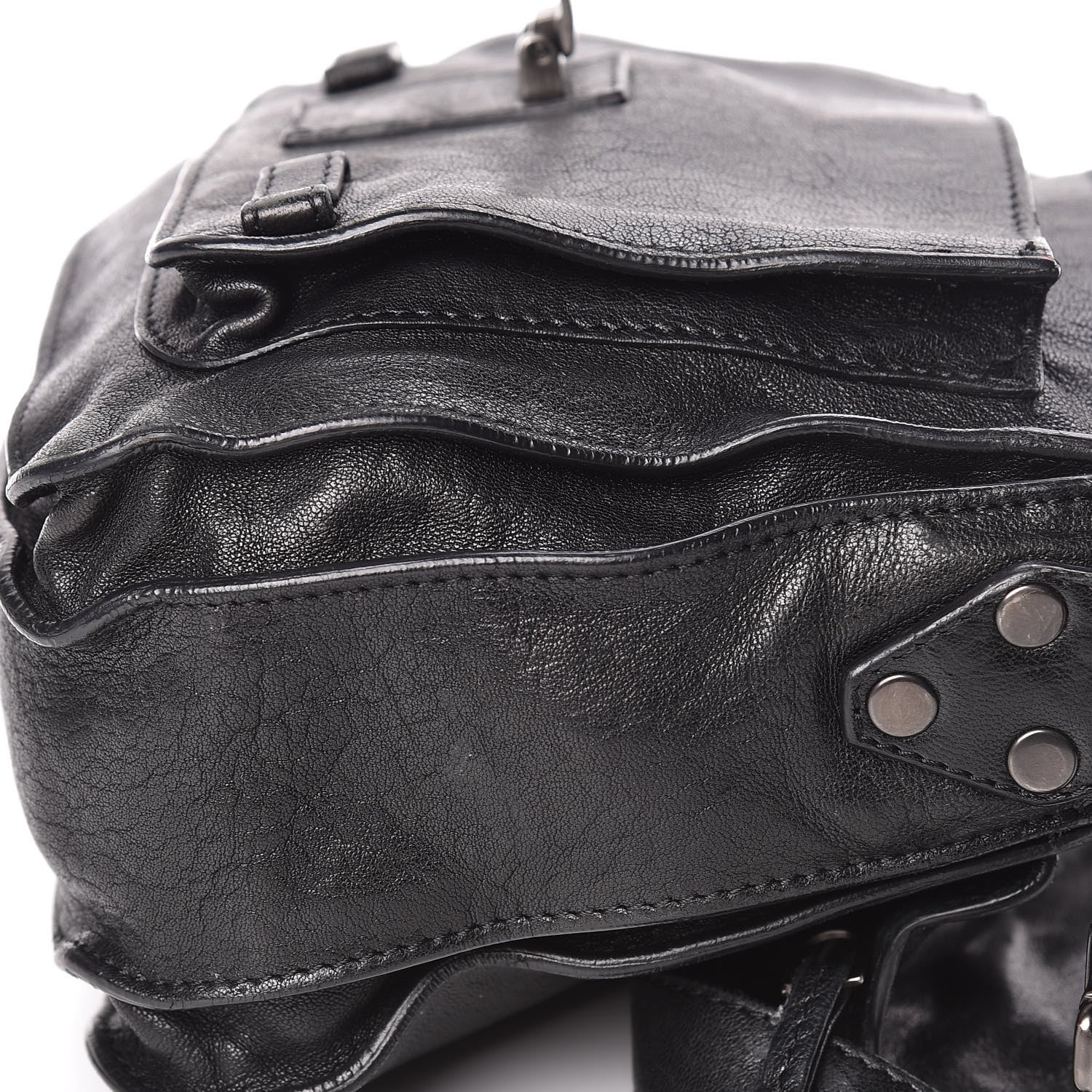 Proenza Schouler Lambskin PS1 Mini Pouch Messenger Black 16 of 27