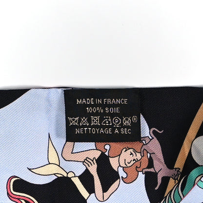 Hermes Silk Carres Volants Twilly Black Ciel Multicolor 3 of 4