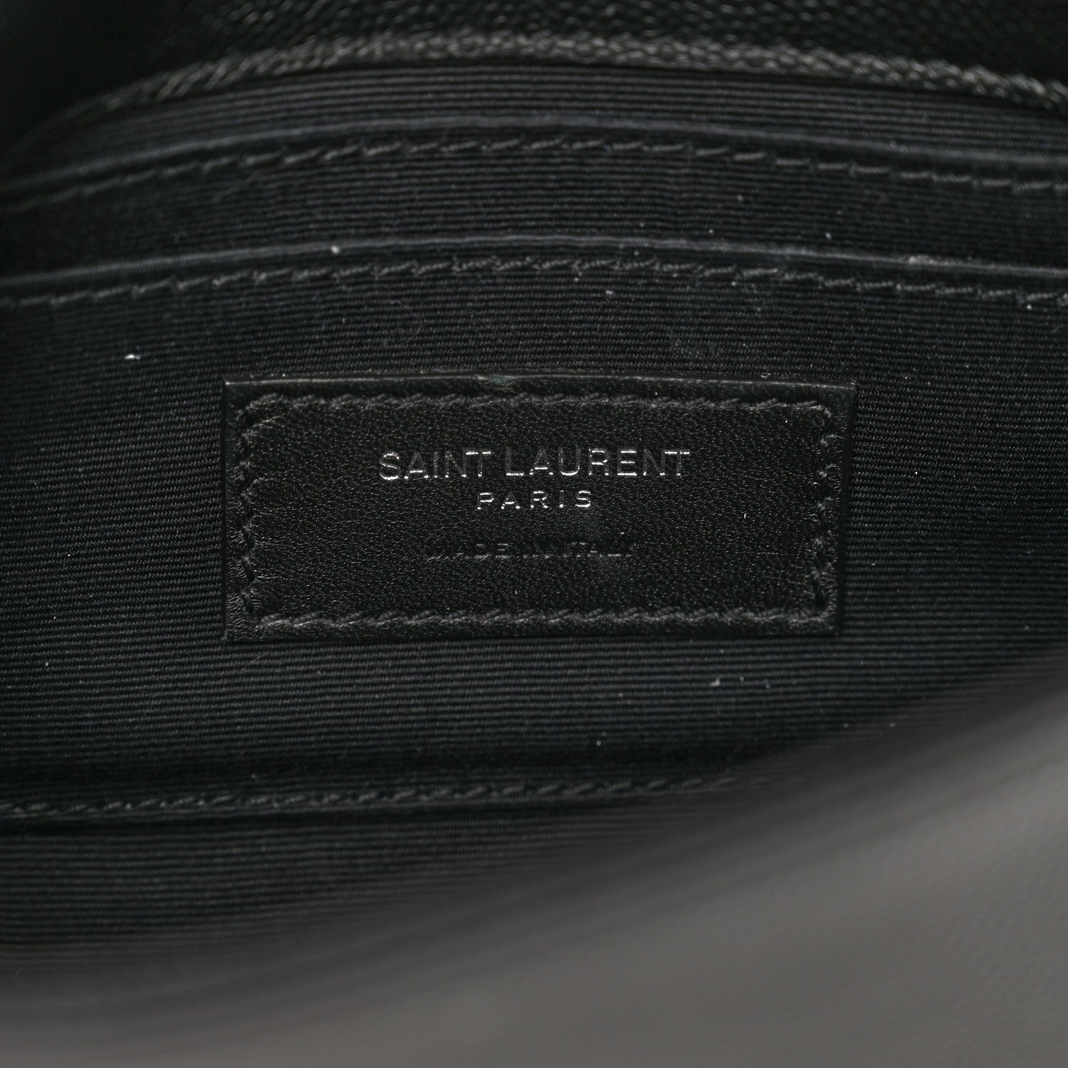 Saint Laurent Grain De Poudre Monogram Toy West Hollywood Fold-Over Bag Black 7 of 10