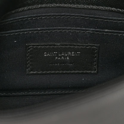 Saint Laurent Grain De Poudre Monogram Toy West Hollywood Fold-Over Bag Black 7 of 10