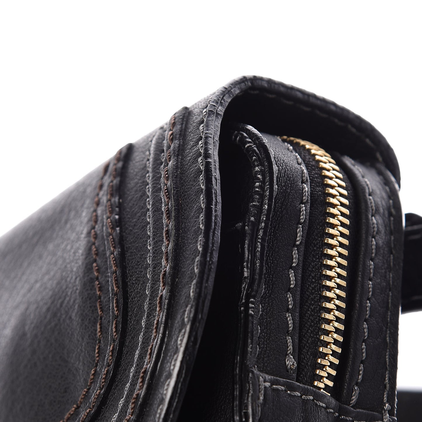 Calfskin Marcie Belt Bag Black