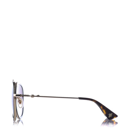 Gucci Web Aviator Sunglasses GG0062S Green Red 3 of 7