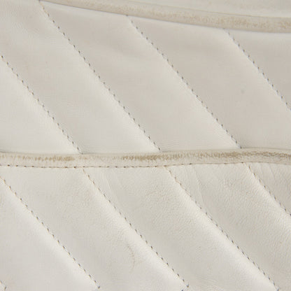 Chanel Lambskin Chevron Medium Tassel Camera Case White 13 of 14