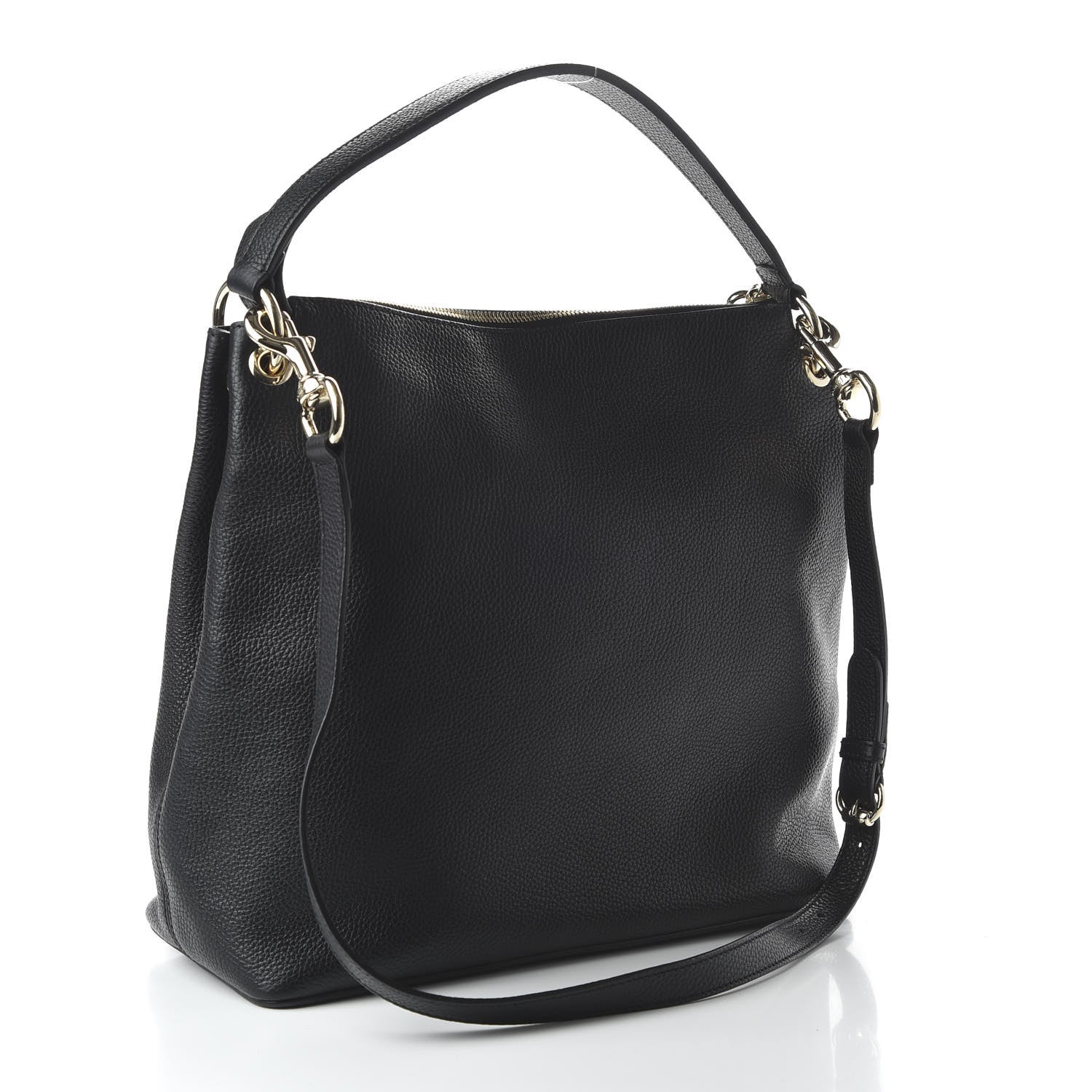 Gucci Pebbled Calfskin Large Soho Hobo Black 3 of 7