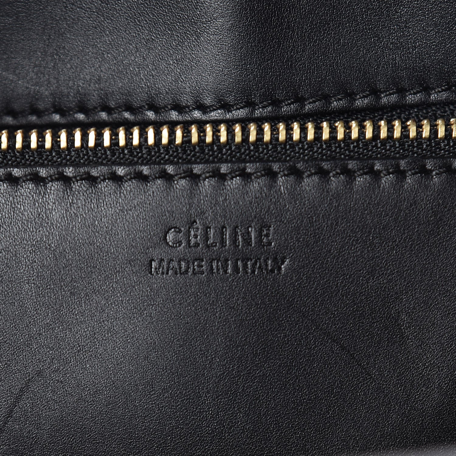 Celine Elephant Calfskin Mini Bi-Color Tie Knot Tote White Black 6 of 21