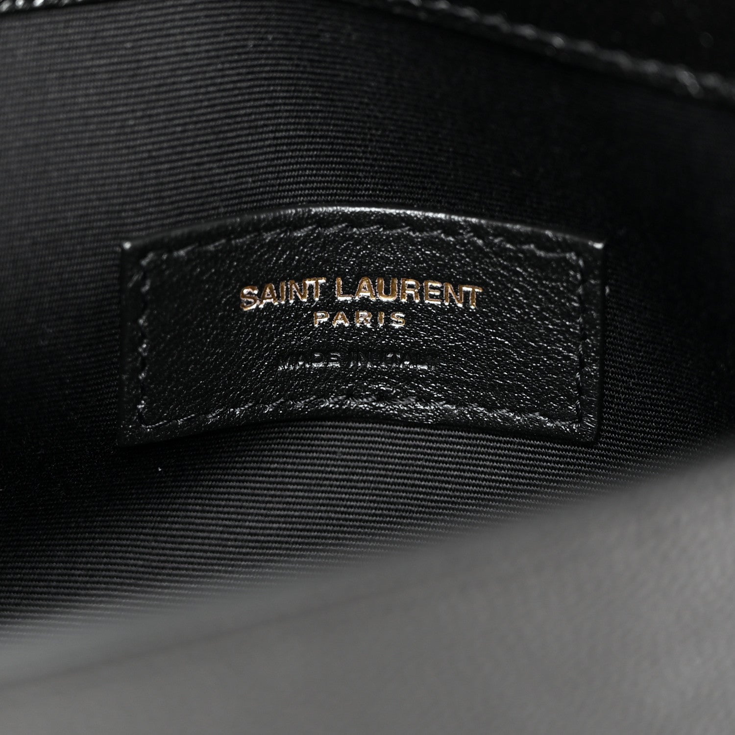 Saint Laurent Grain De Poudre Uptown Pouch Black 6 of 8