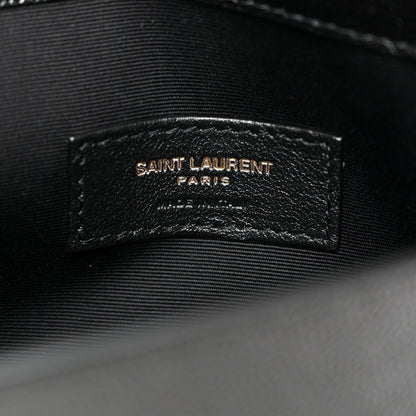Saint Laurent Grain De Poudre Uptown Pouch Black 6 of 8