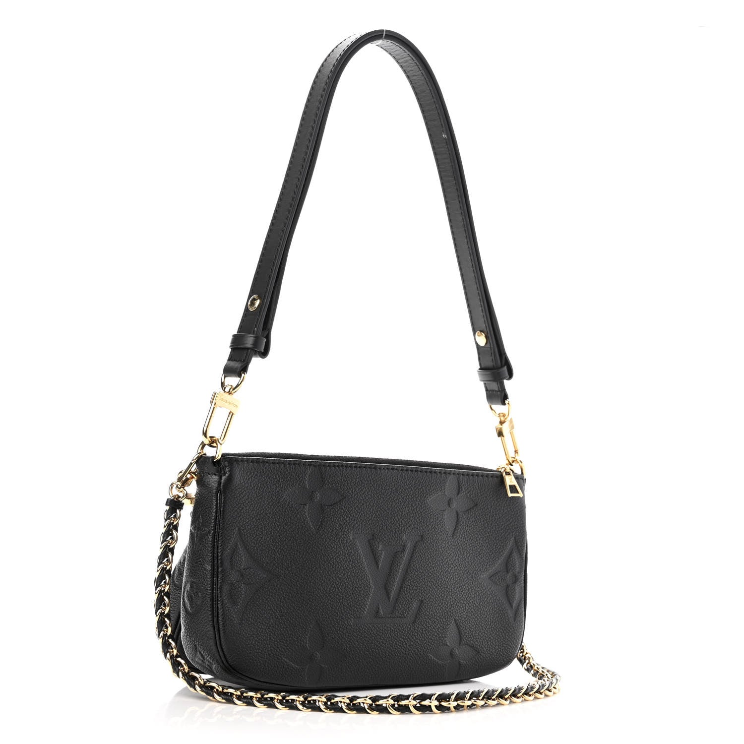 Louis Vuitton Empreinte Monogram Giant Multi Pochette Accessories Black 3 of 10