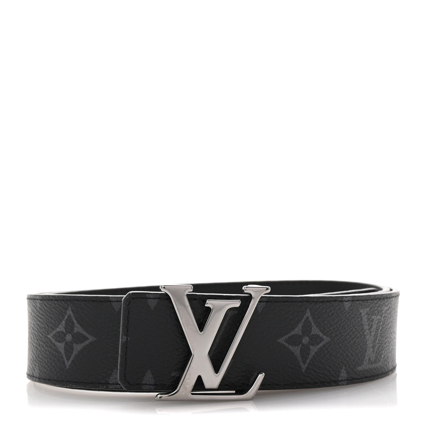 Calfskin Monogram Eclipse 35mm LV Initiales Reversible Belt 90 36