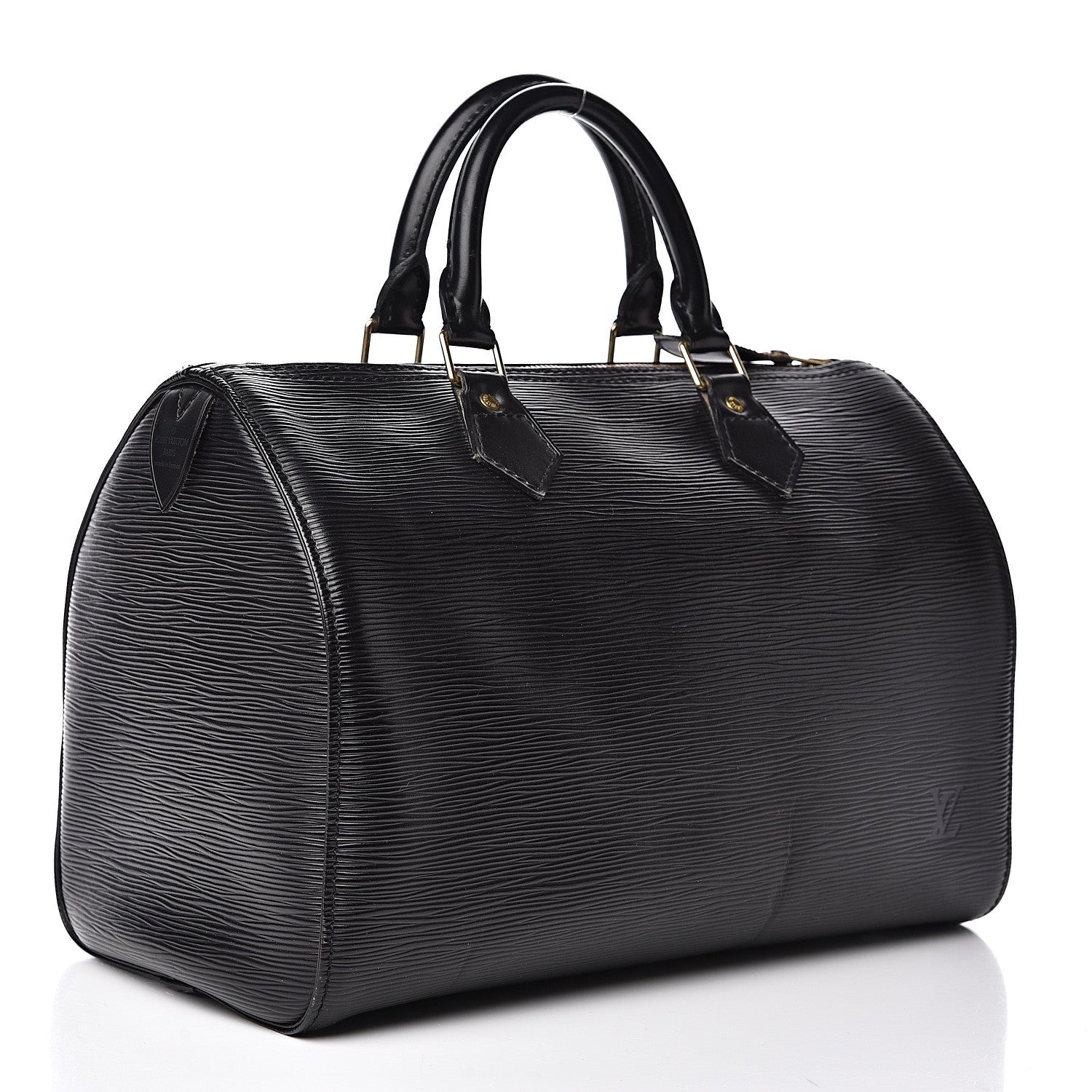 Louis Vuitton Epi Speedy 30 Black 2 of 12