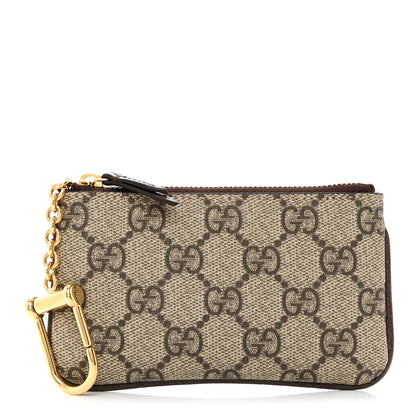 Gucci GG Supreme Monogram Key Case Brown 1 of 8