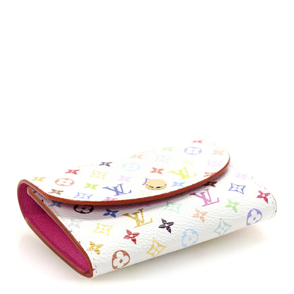 Louis Vuitton LV X TM Monogram Multicolor Rosalie Coin Purse White Kawaii Pink 4 of 6