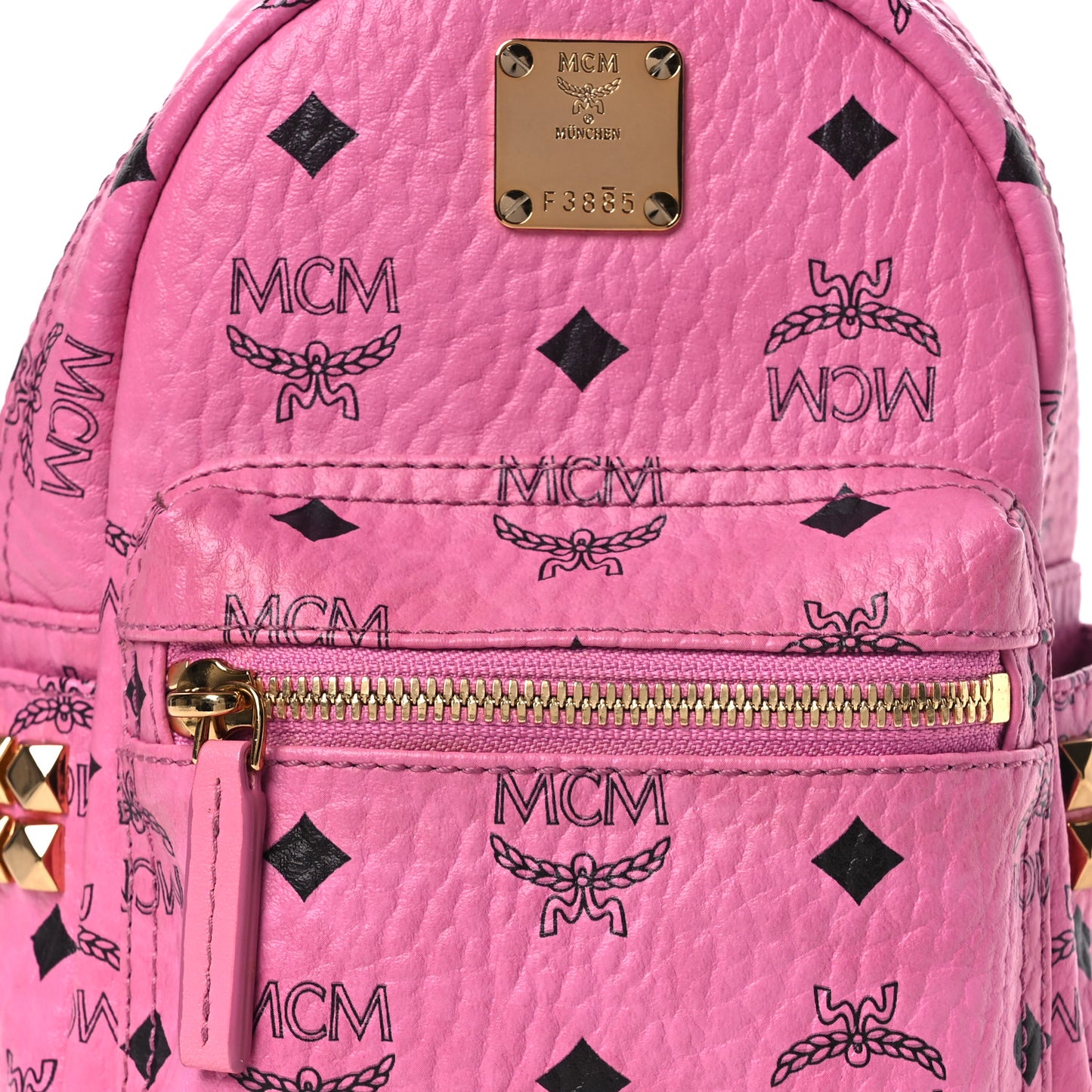 Visetos Side Stud X-Mini Stark Bebe Boo Backpack Pink