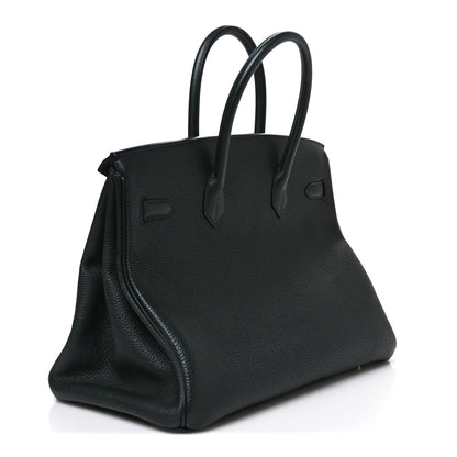 Hermes Togo Birkin 35 Vert Fonce 3 of 10