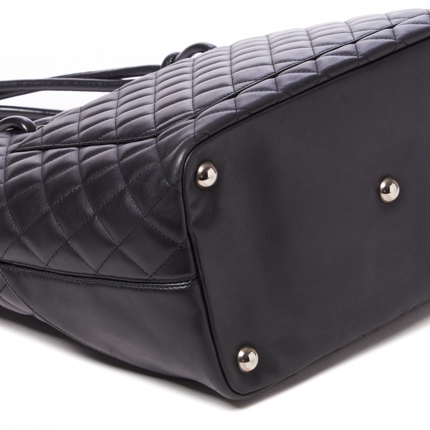 Chanel Calfskin Quilted Large Cambon Tote Black 7 of 8