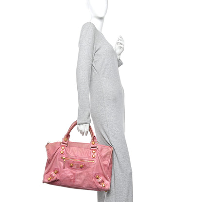 Balenciaga Agneau Giant 21 Gold Hardware Work Bubblegum 2 of 10