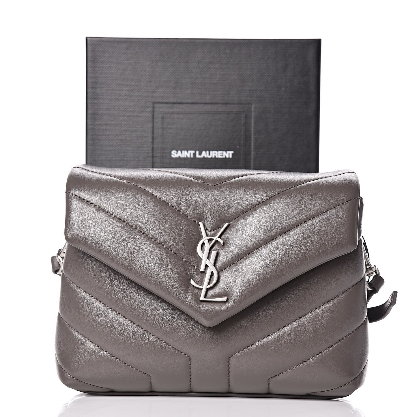Calfskin Y Quilted Monogram Toy Loulou Crossbody Bag Earth