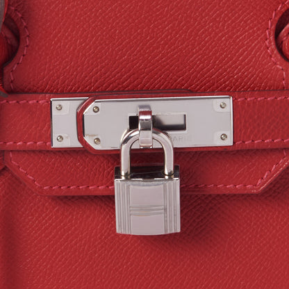Hermes Epsom Birkin 30 Rouge Casaque 18 of 27